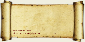 Biljana Miljojčić vizit kartica